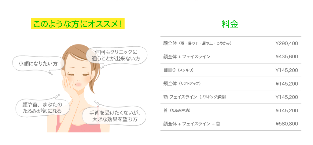 このような方にオススメ｜料金